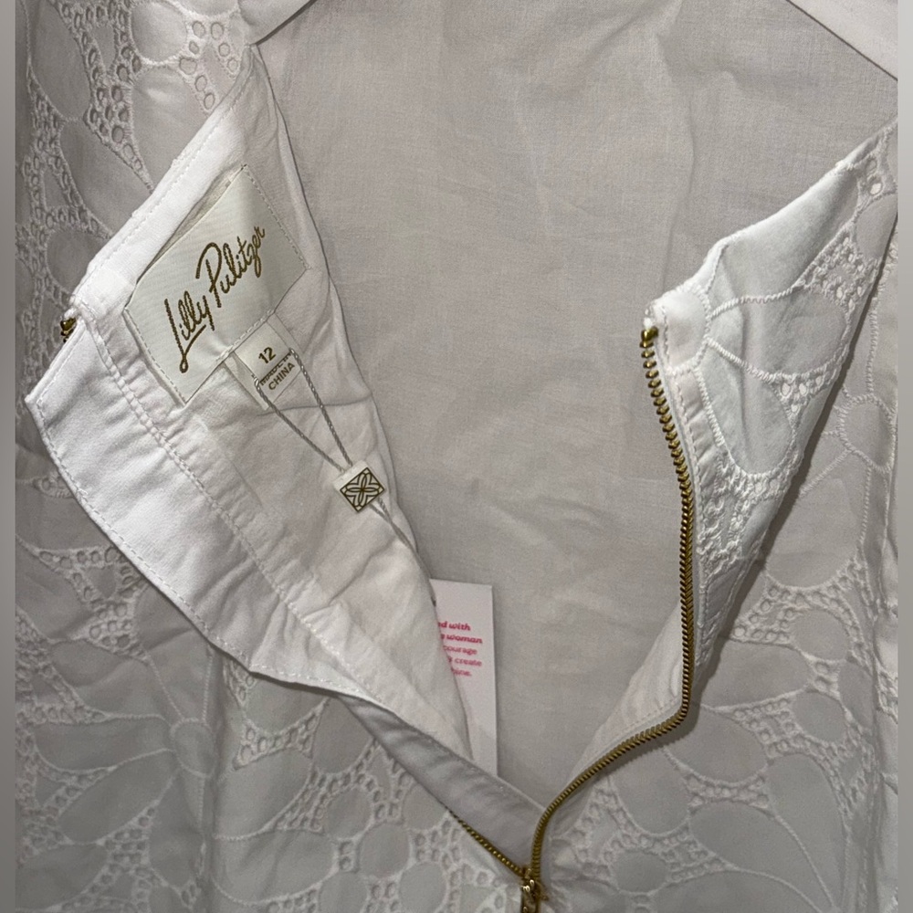 Lilly Pulitzer White Dress -Shelli Eyelet Dress - Picture 11 of 14